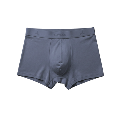 LUYESS grey boxer trunk underwear featuring DRYiss™ Anti-Sticky technology to stay dry and fresh in 34°C Malaysian humidity